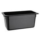 Vogue Black Polycarbonate 1/3 Gastronorm Tray 150mm U464