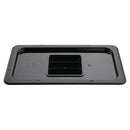 Vogue Black Polycarbonate 1/3 Gastronorm Lid U476