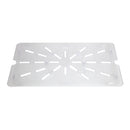 Vogue Clear Polycarbonate 1/1 Gastronorm Drainer Plate U485
