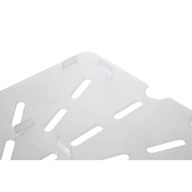 Vogue Clear Polycarbonate 1/1 Gastronorm Drainer Plate U485