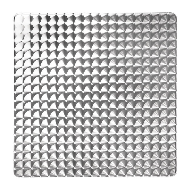 Bolero Square Stacking Table Stainless Steel 700mm U505