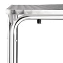 Bolero Square Stacking Table Stainless Steel 700mm U505
