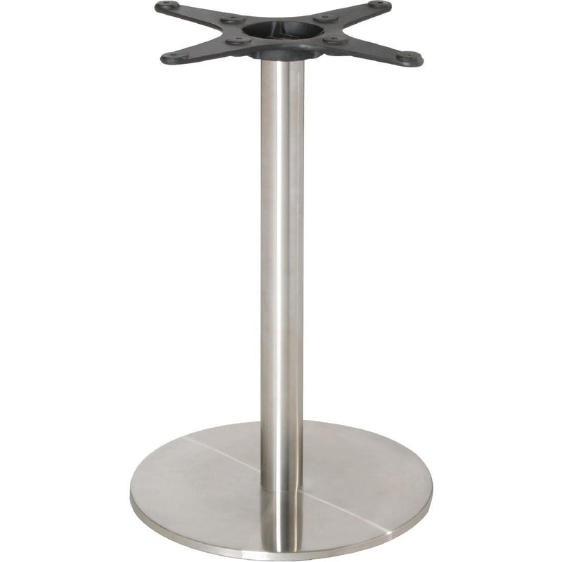 Bolero Stainless Steel Round Table Base U552