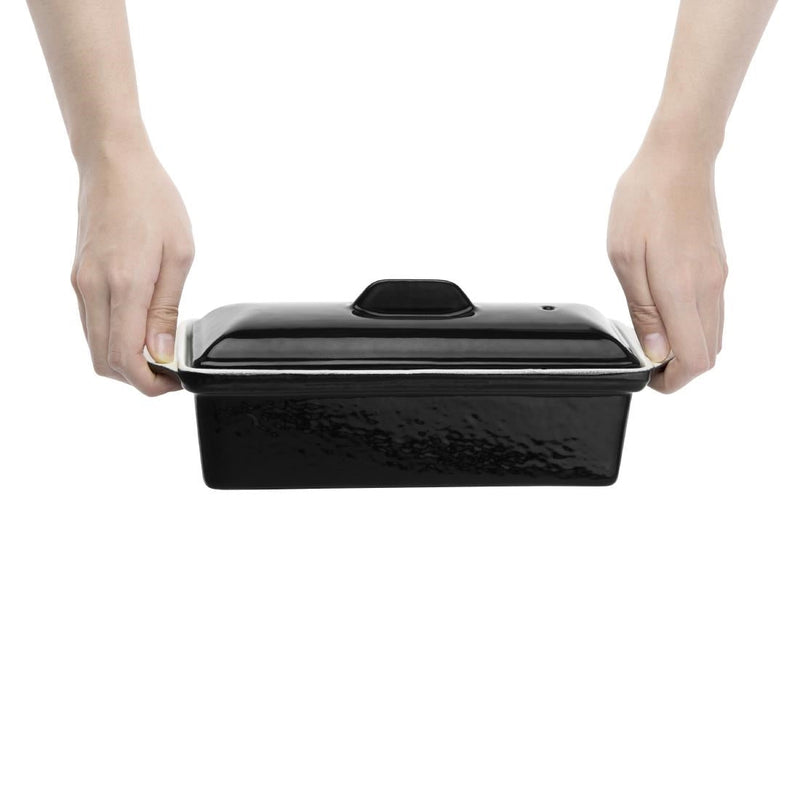 Vogue Black Cast Iron Pate Terrine Mould 1.3Ltr U559
