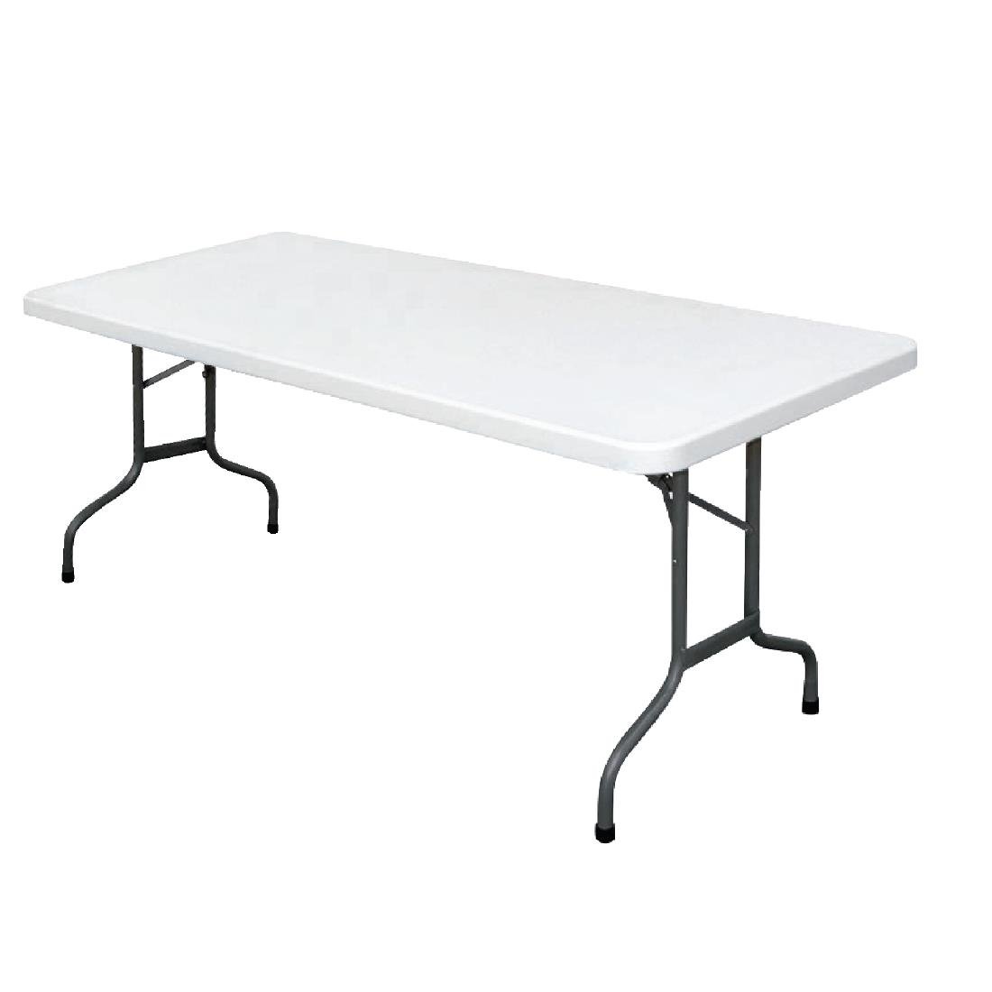 Bolero Foldaway Rectangular Utility Table 6ft U579