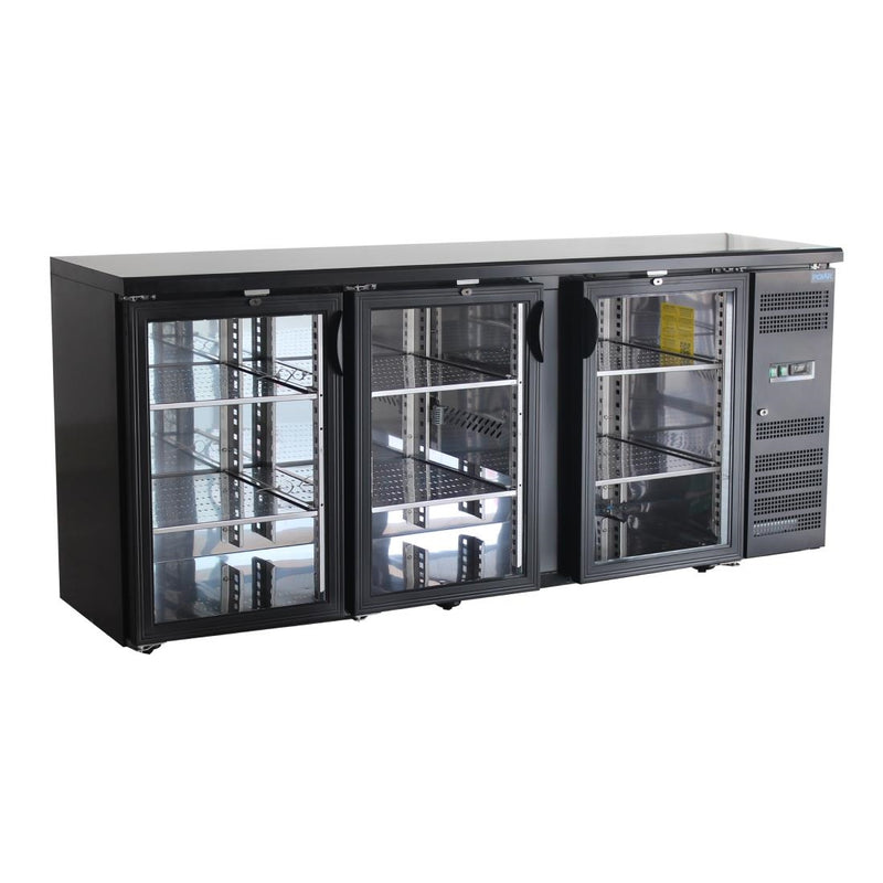 Polar U-Series Back Bar Cooler 3 door Display UA022-A