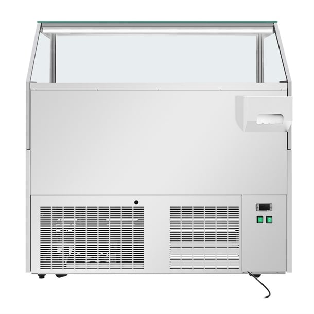 Polar U-Series 6 Pan Ice Cream Serve Over Cabinet Freezer UA058-A