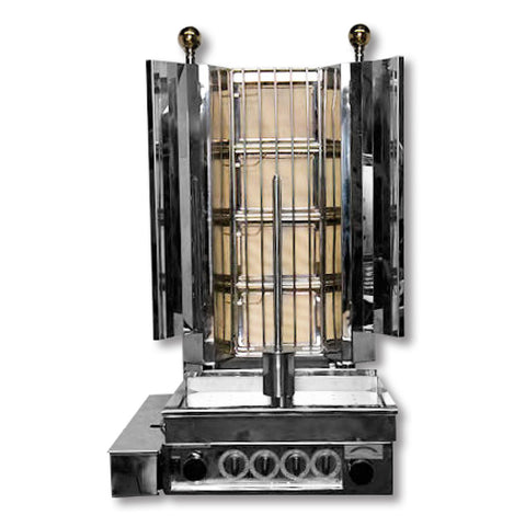 KMB4E Semi-automatic Kebab Machine Natural Gas 4 Burnner