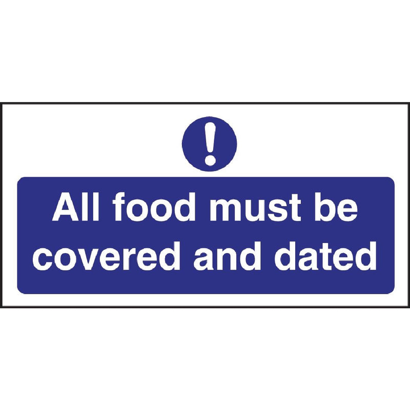 Vogue Food Covered and Dated Sign W193