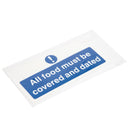 Vogue Food Covered and Dated Sign W193