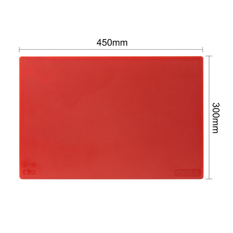 Hygiplas Low Density Pack of 6 Chopping Boards 450x300x10mm W356