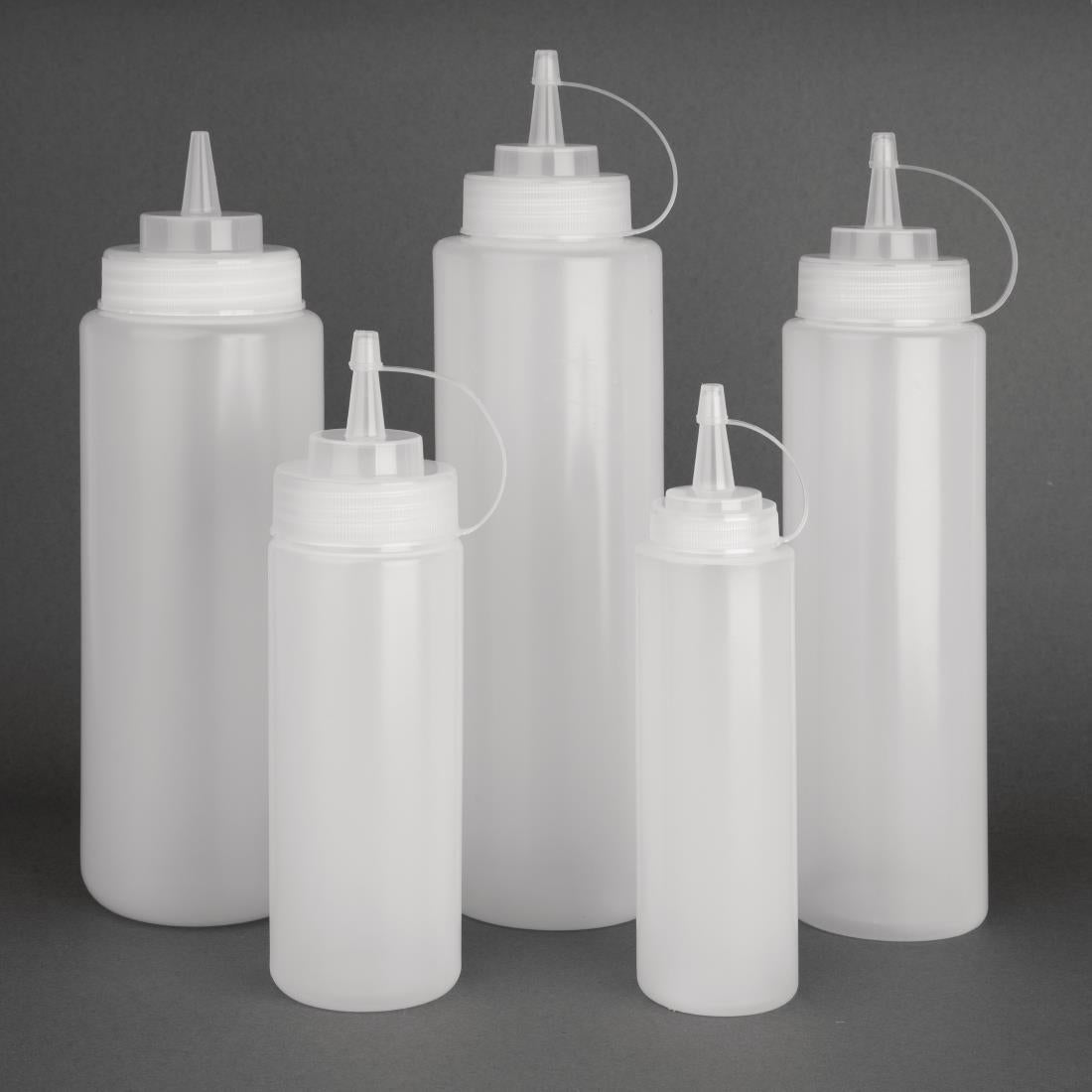 Vogue Clear Squeeze Sauce Bottle 994ml W832