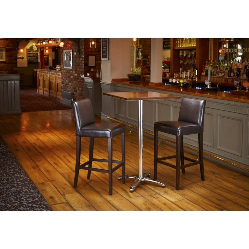 Bolero Square Table Top Dark Brown 600mm GG635