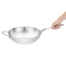 Vogue Tri Wall Wok Flat Base 300mm Y261