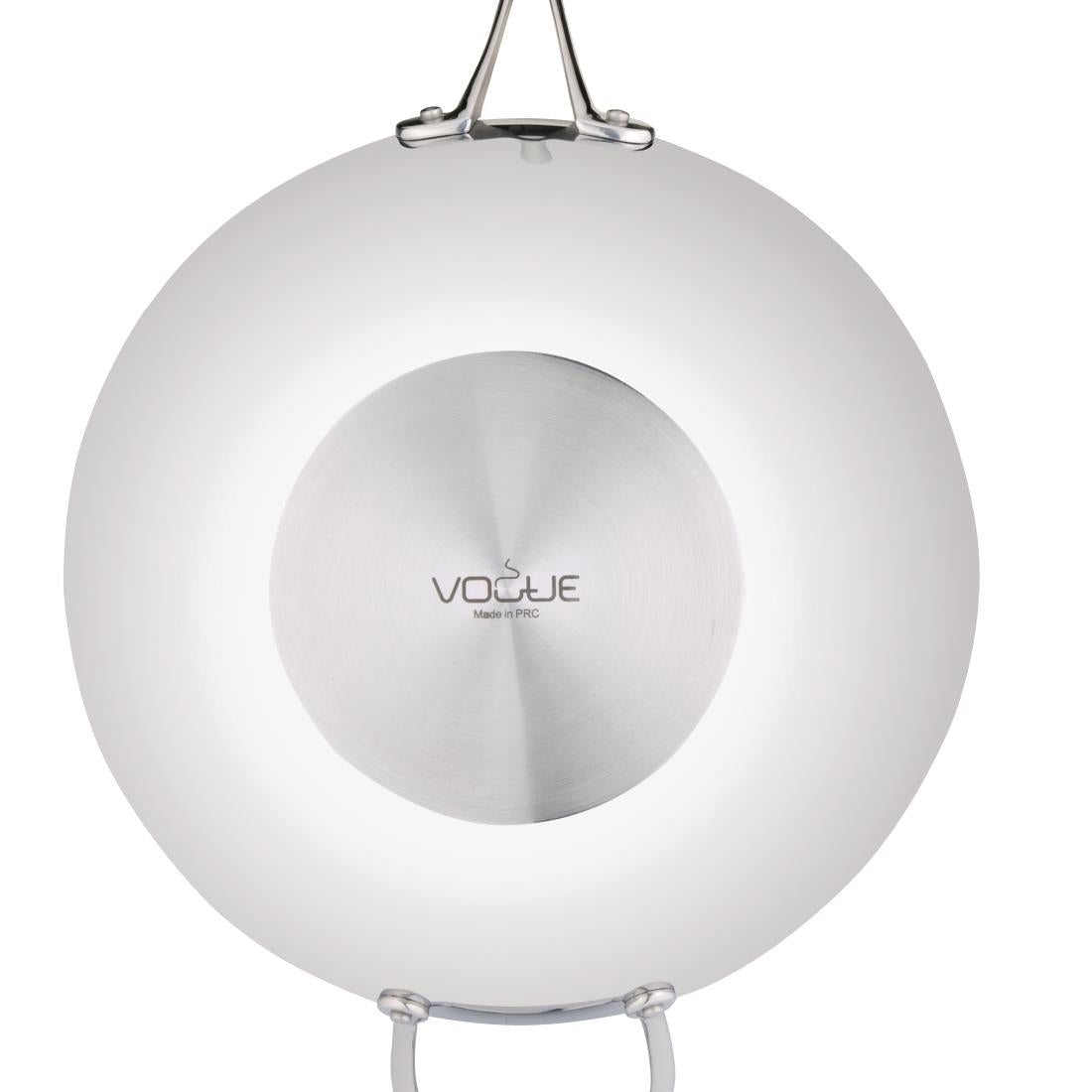 Vogue Tri Wall Wok Flat Base 300mm Y261