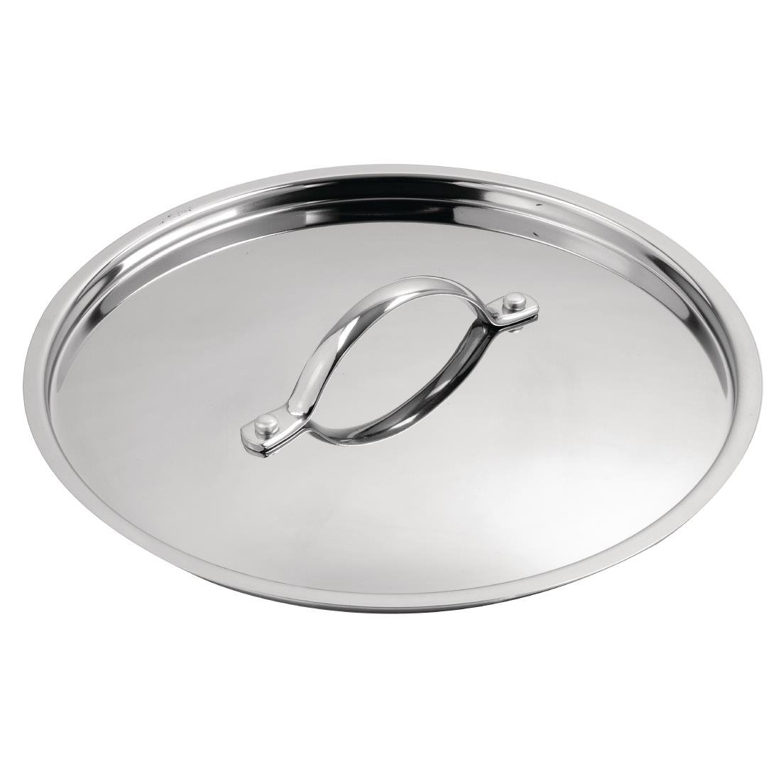 Vogue Tri Wall Stew Pan Lid 240mm Y425