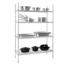 Vogue 4 Tier Wire Shelving Kit 1220x460mm L928