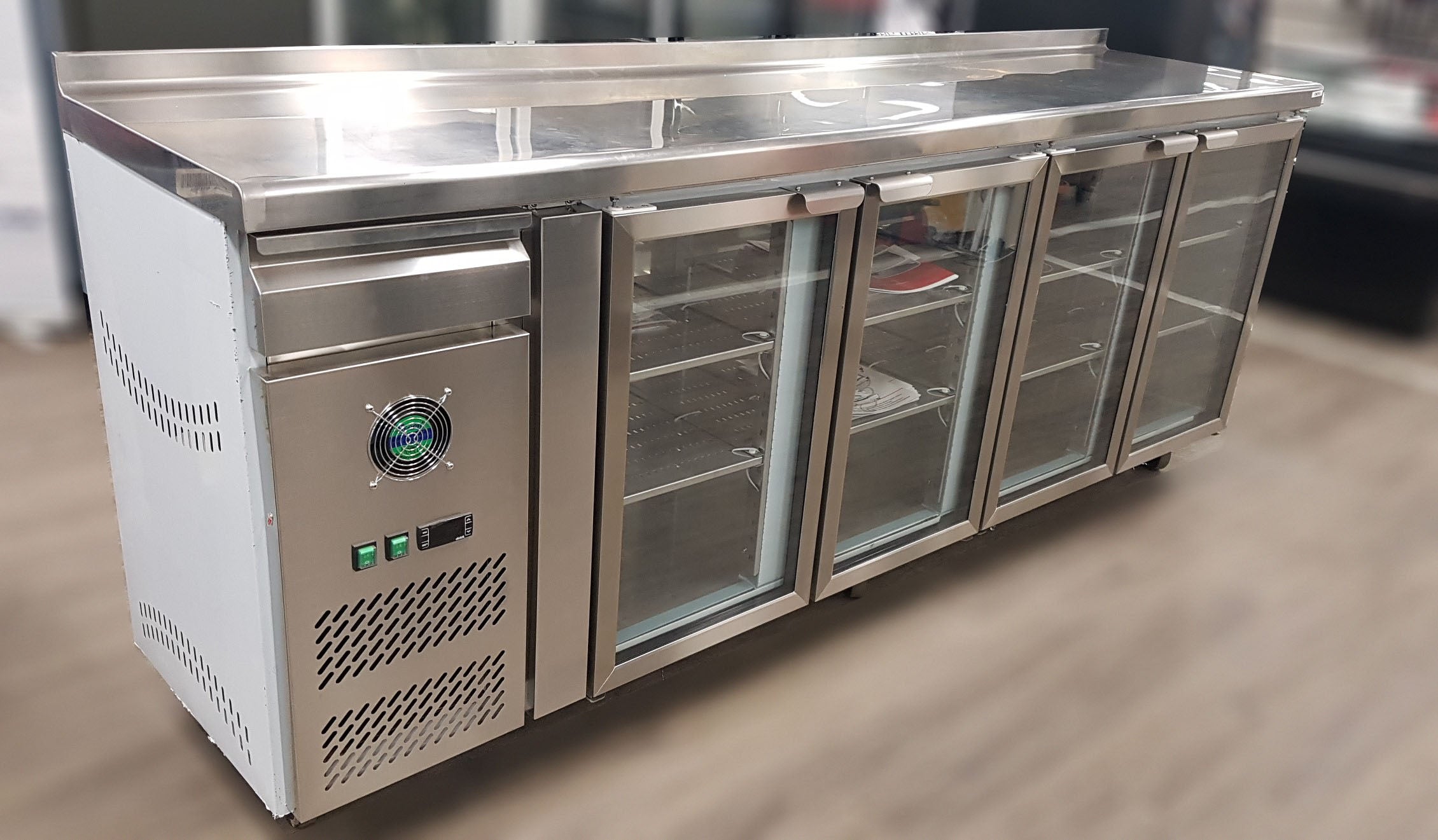 Thermaster Tropicalised Four Door Bar Fridge CM25G