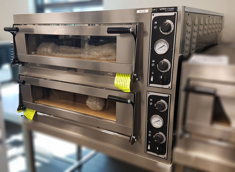 TP-2-SD BakerMax Prisma Food Pizza Ovens Double Deck 12 X 35Cm TP-2-SD