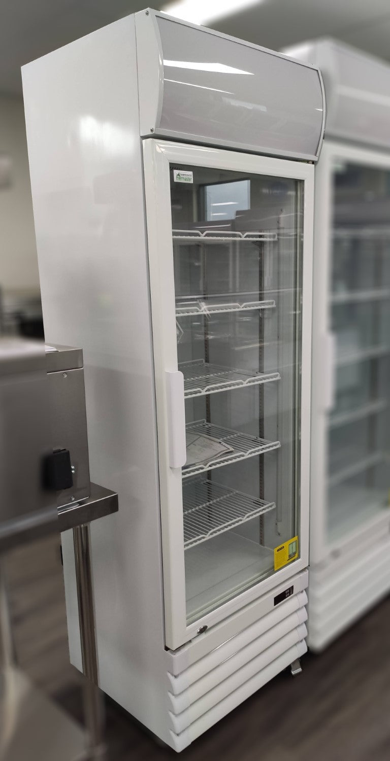 Thermaster Large Single Glass Door Colourbond Upright Drink Fridge LG-540GE