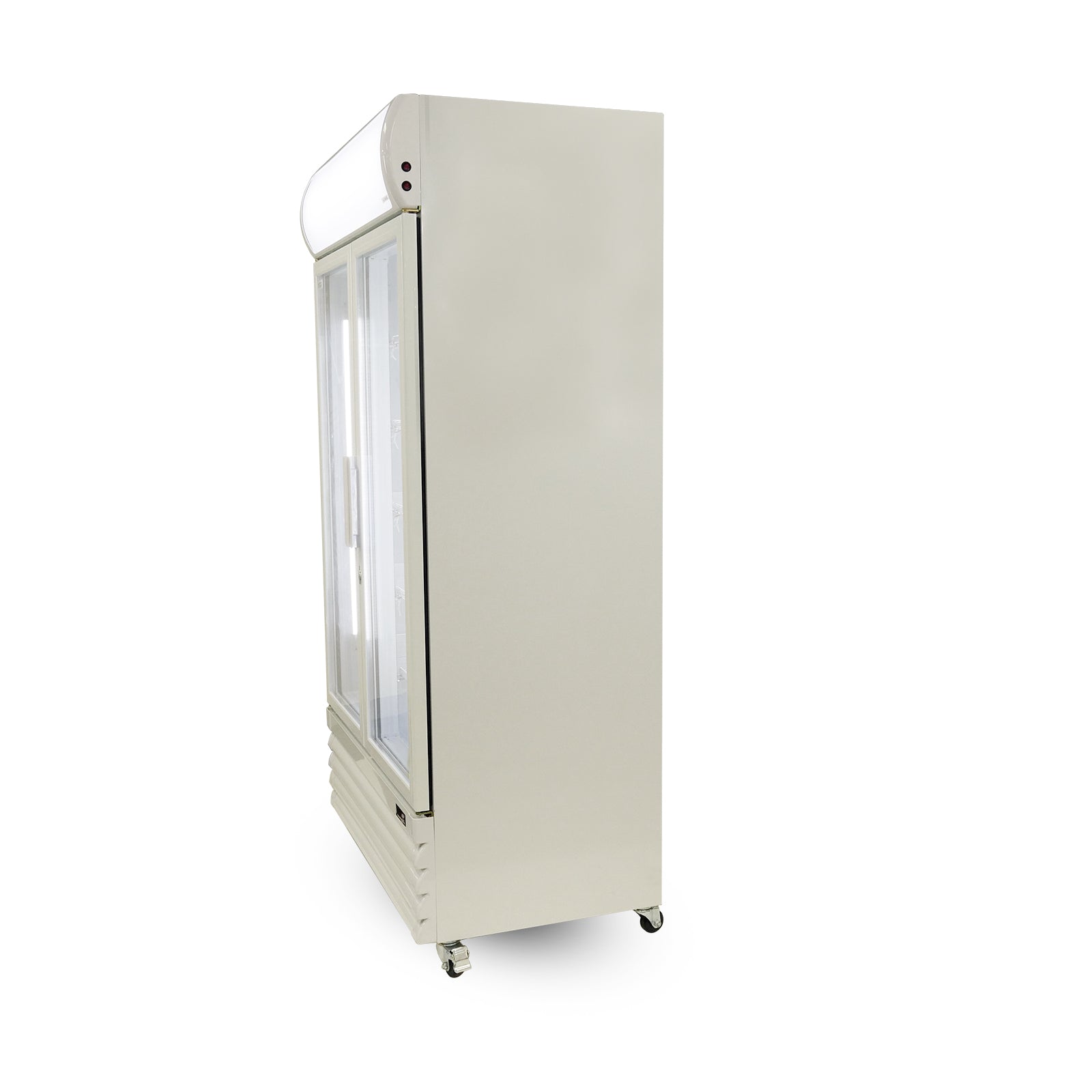 Thermaster Large Two Glass Door Colourbond Upright Drink Fridge LG-1000GE