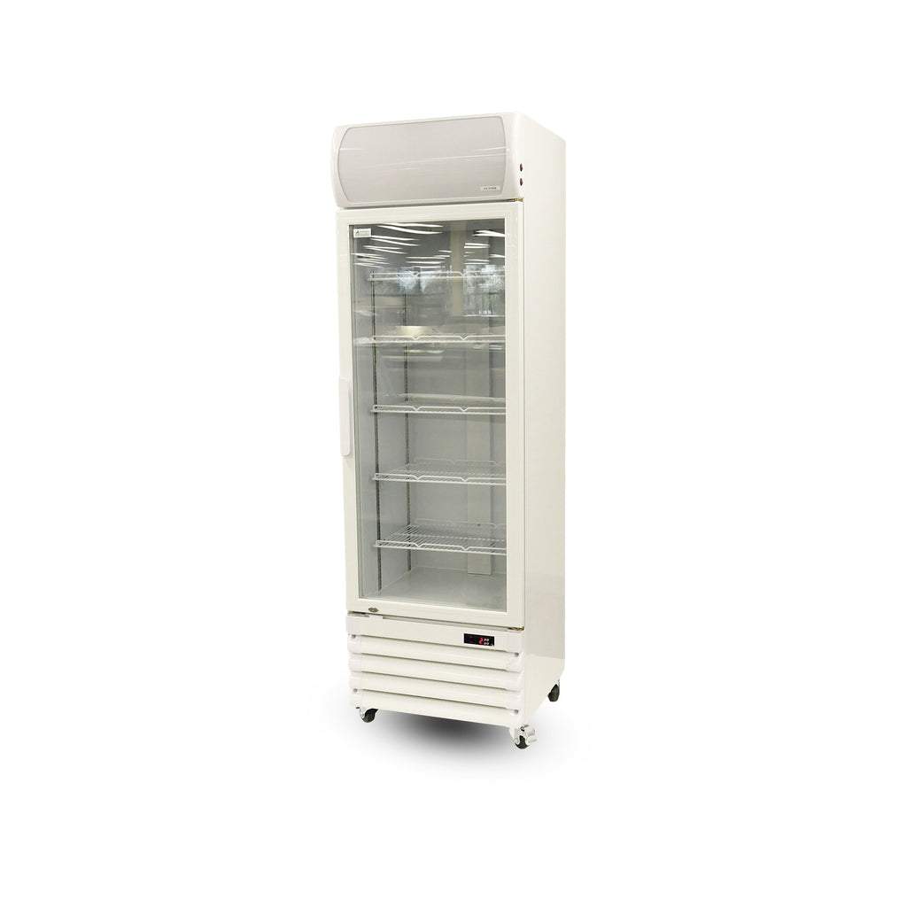 Thermaster Large Single Glass Door Colourbond Upright Drink Fridge LG-540GE