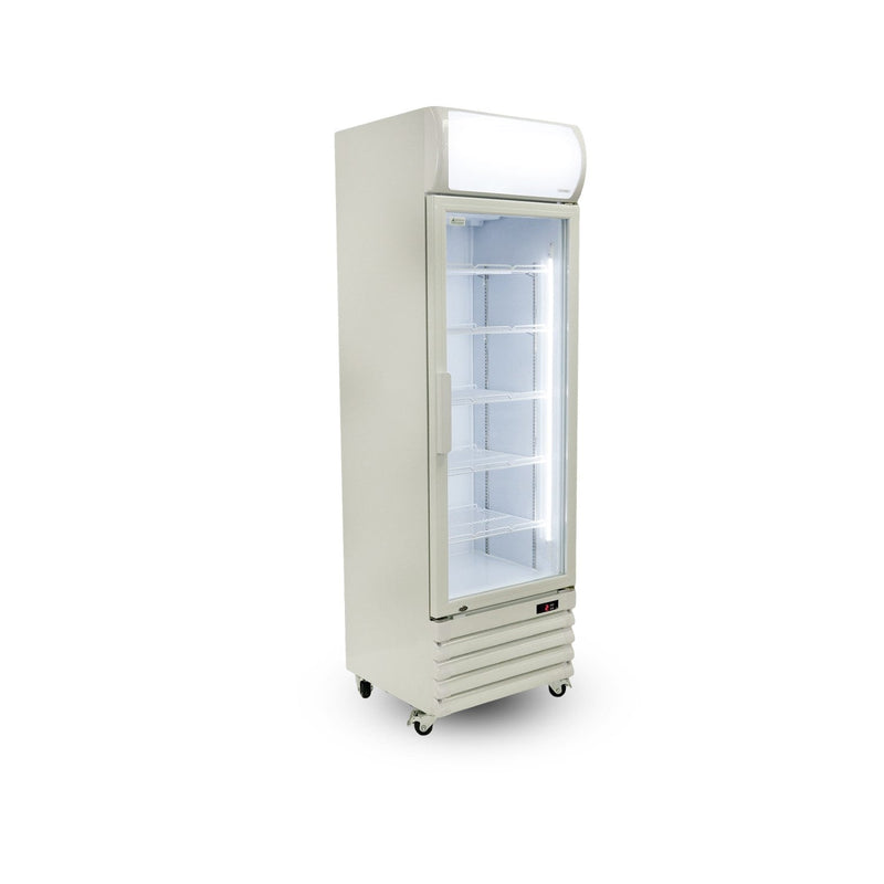 Thermaster Large Single Glass Door Colourbond Upright Drink Fridge LG-540GE