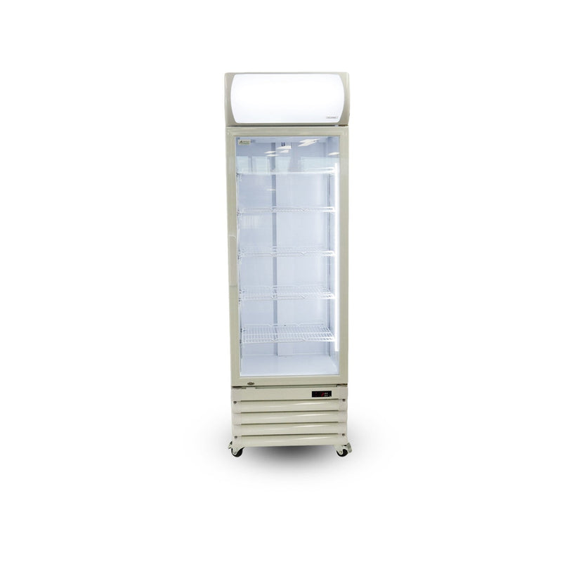 Thermaster Large Single Glass Door Colourbond Upright Drink Fridge LG-540GE