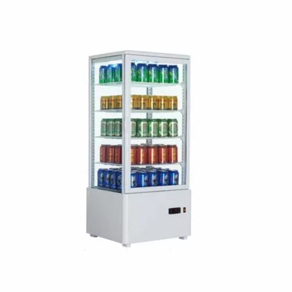 Thermaster Four Sided Countertop Display Fridge 447X400X1194Mm TCBD108L