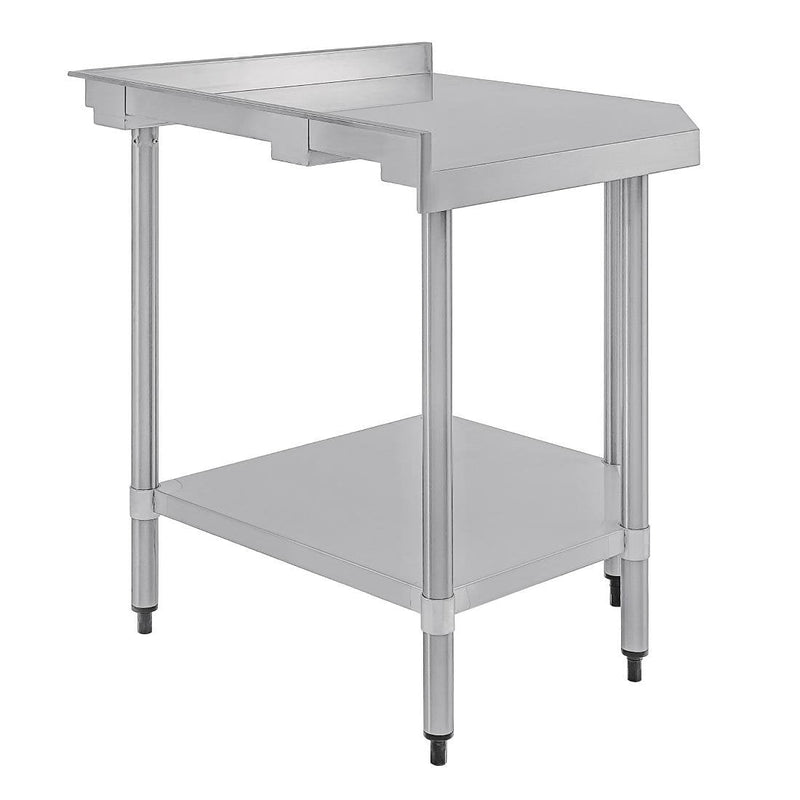 Vogue Stainless Steel Corner Table 600mm