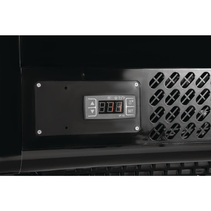 Polar C-Series Countertop Food Display Fridge 100Ltr Black