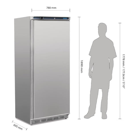 CD085-A Polar C-Series Upright Freezer Stainless Steel 600Ltr CD085-A