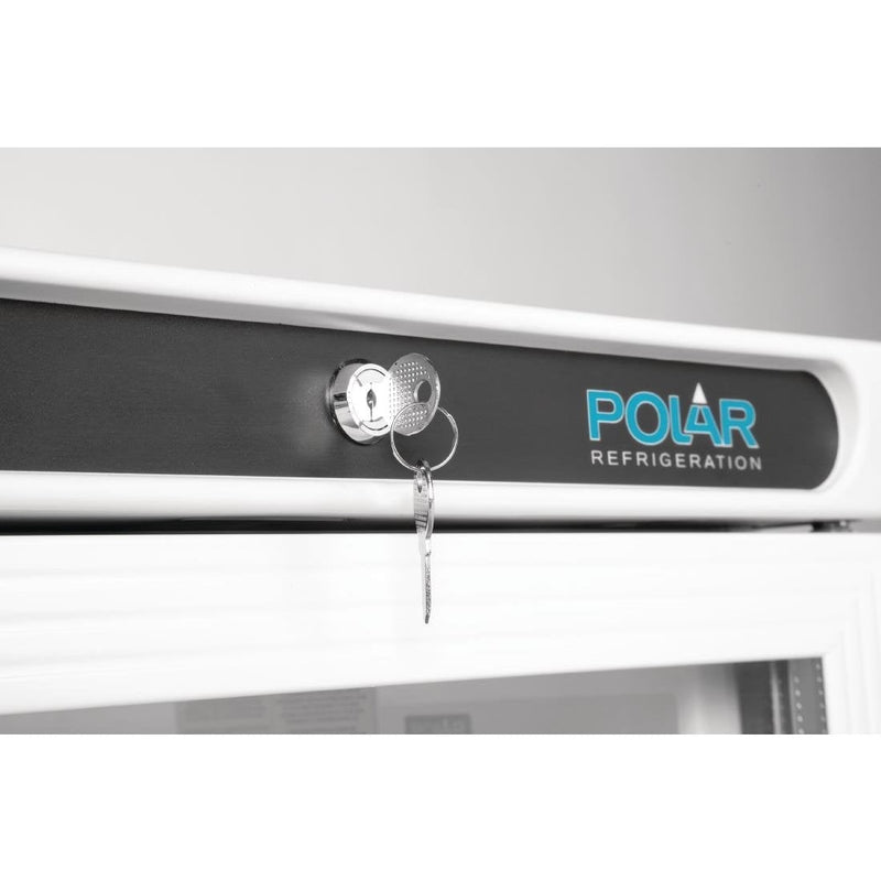 Polar C-Series Under Counter Display Fridge White 150Ltr
