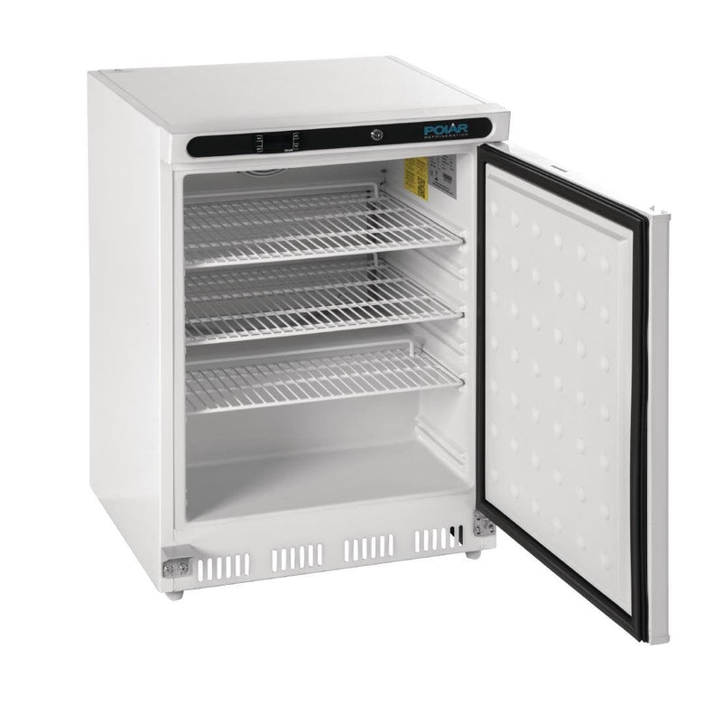 Polar C-Series Under Bench Fridge White 150Ltr