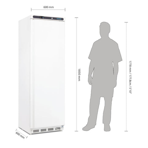 CD613-A Polar C-Series Upright Freezer White 365Ltr CD613-A