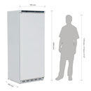 Polar C-Series Upright Fridge White 600Ltr CD614-A