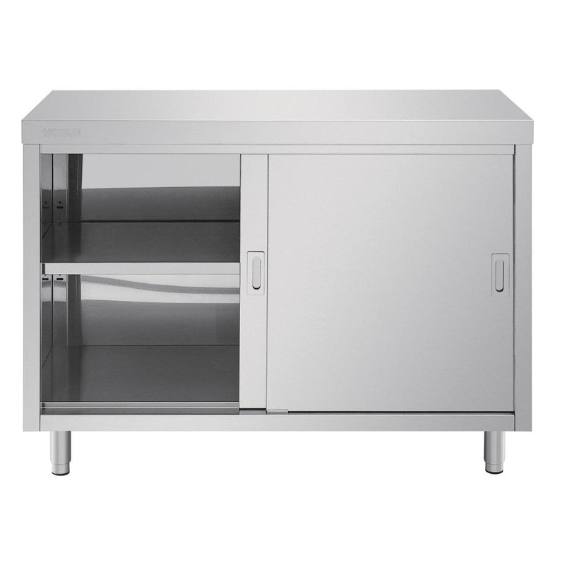 Vogue Stainless Steel Floor Standing Cupboard 1200mm