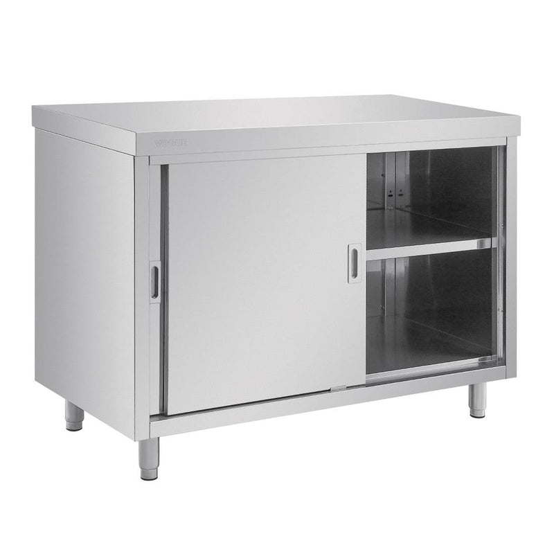 Vogue Stainless Steel Floor Standing Cupboard 1200mm