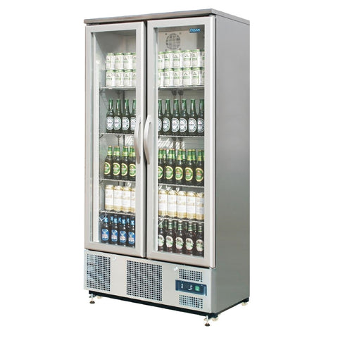 CK477-A Polar G-Series 2 Hinged Door Upright Back Bar Cooler 490Ltr CK477-A