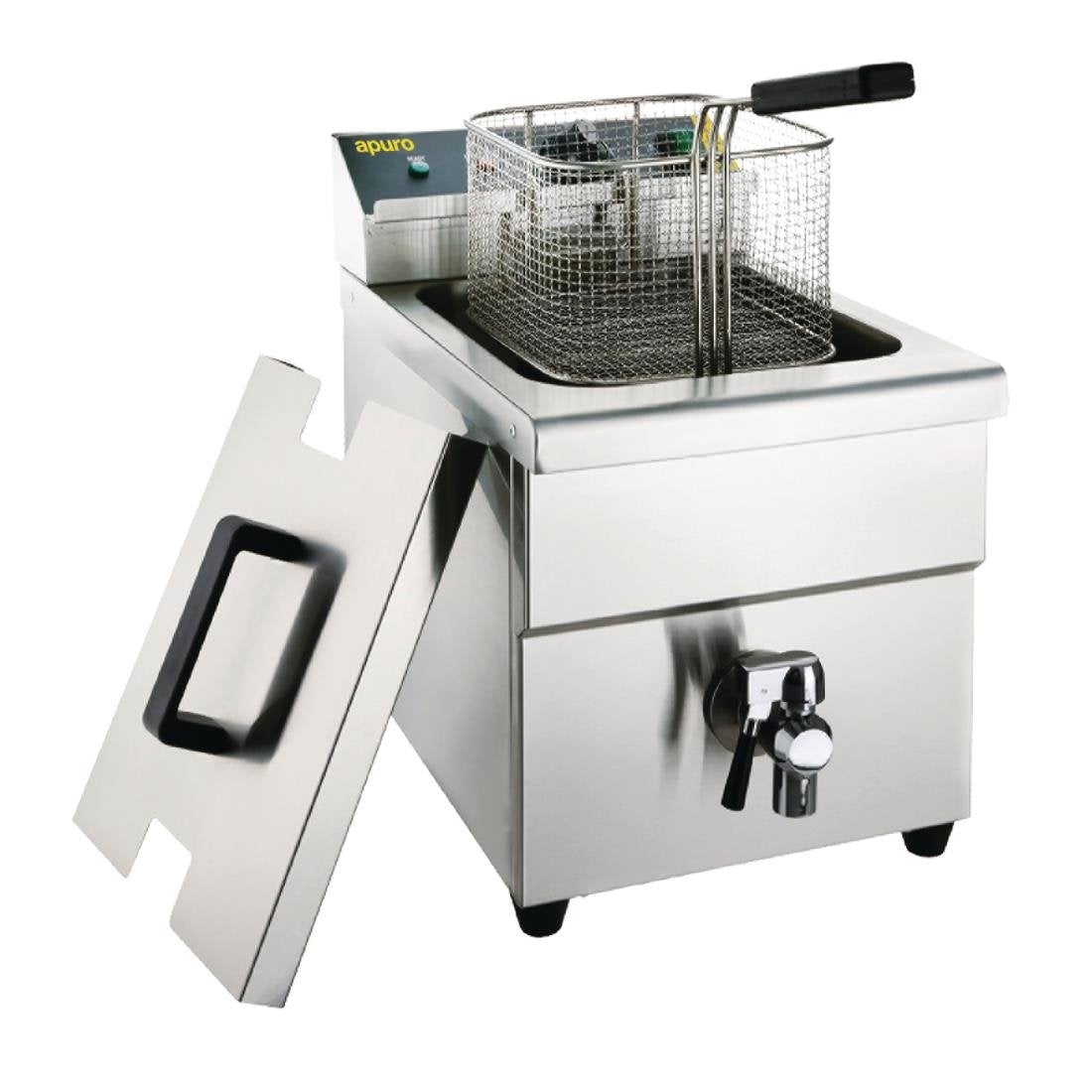 Apuro Single Tank Single Basket Induction Fryer 8Ltr CP793-A