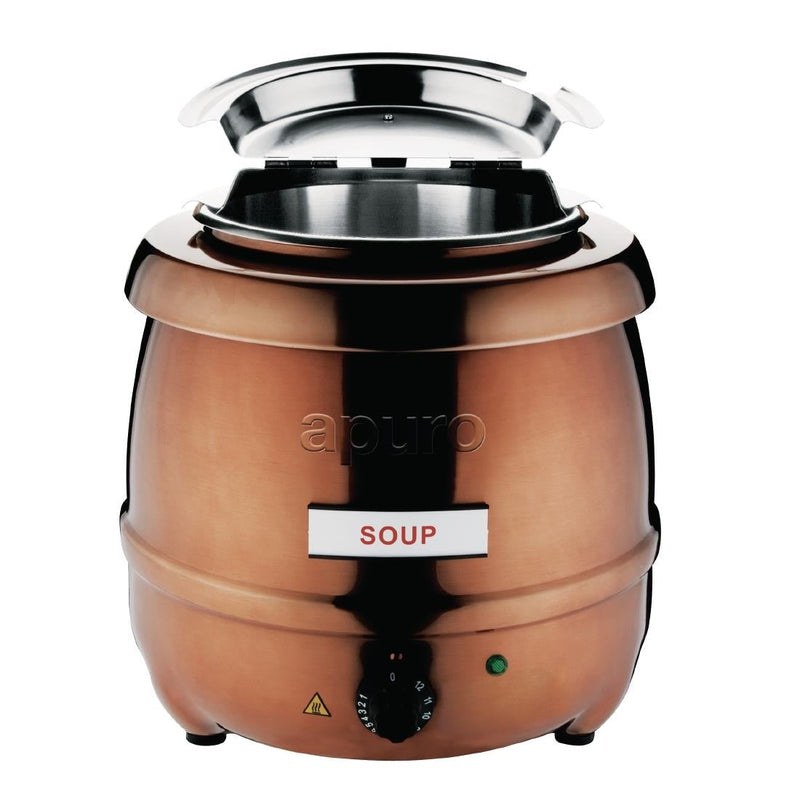 Apuro Soup Kettle Copper Finish