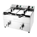 Apuro Double Induction Fryer - 2x3kW CT012-A