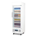 Polar G-Series Upright Display Fridge White 218Ltr DM075-A