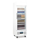 Polar G-Series Upright Display Fridge White 218Ltr DM075-A