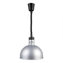 Apuro Retractable Dome Heat Lamp Shade Silver Finish DY461-A