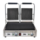 Apuro Double Contact Grill Ribbed Top Plates with Timer FC385-A