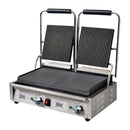 Apuro Double Contact Grill Ribbed Top Plates with Timer FC385-A