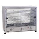 Roband Pie Master Pie Warmer PM100G Glass Doors Both Sides - 100 Pies FK467-A