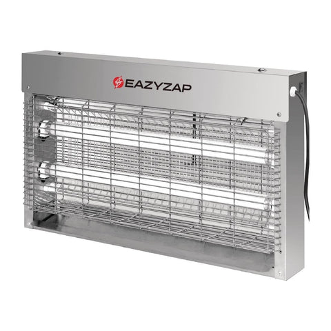 Eazyzap Brushed Stainless Steel LED Bug Zapper Medium