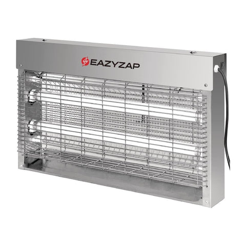 Eazyzap Brushed Stainless Steel LED Bug Zapper Large